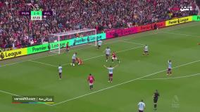 خلاصه بازی منچستریونایتد 1-0 استون ویلا