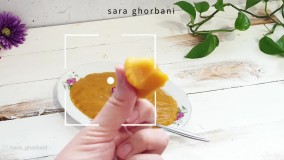 آموزش آشپزی: حلوا زعفرونی