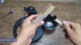 تبدیل پنکه رومیزی به چراغ مطالعه