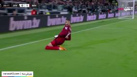 خلاصه بازی یوونتوس 1-1 سویا