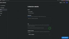 آموزش ساخت کالکشن در Opensea