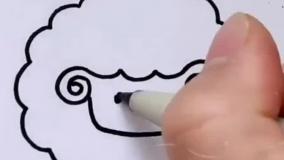 نقاشی گوسفند