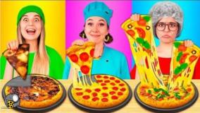 چالش غذایی - چالش پیتزاهای مختلف