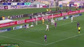 خلاصه‌بازی فیورنتینا 2-1 آاس رم