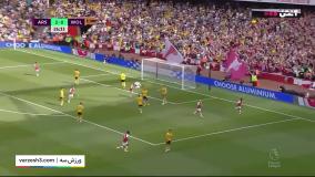 خلاصه بازی آرسنال 5-0 ولورهمپتون