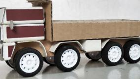 ساخت کاردستی کامیون 25 تنی