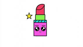 آموزش نقاشی به کودکان - نقاشی رژ لب