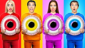 چالش غذایی - چالش آبنبات رنگارنگ