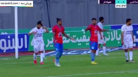 خلاصه بازی نساجی 1-1 هوادار