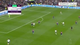 خلاصه بازی تاتنهام 1-0 کریستال پالاس