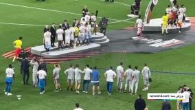 اهدای مدال و قهرمانی سویا در لیگ اروپا