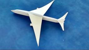 کاردستی هواپیمای کاغذی ایرباس