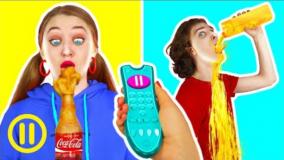 چالش 123go - ترفند خوردن مخفی خوراکی