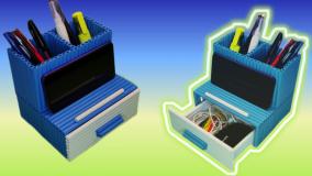 ساخت کاردستی - باکس نظم دهنده رومیزی کشویی