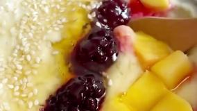 درست کردن ماست میوه ای