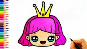 آموزش نقاشی دختر ناز