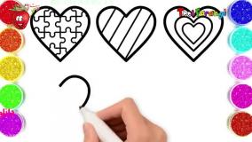 آموزش نقاشی کشیدن قلب