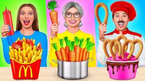 چالش غذایی - سیب زمینی مجلسی کار ننه جون