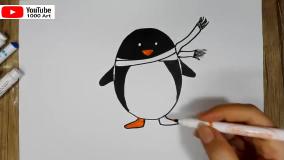 نقاشی پنگوئن