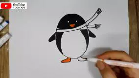 نقاشی پنگوئن