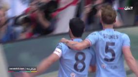 گل دوم منچسترسیتی به منچستریونایتد