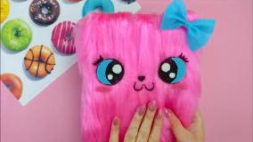 کاردستی - دفترچه یادداشت مخمل