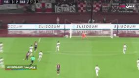 خلاصه بازی ویسل کوبه 0-2 بارسلونا