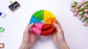 کاردستی رنگین کمانی