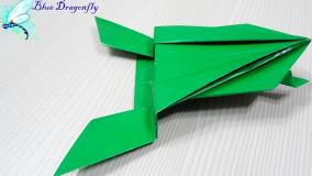 کاردستی قورباغه جهنده - اوریگامی