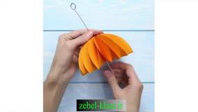 کاردستی چتر های رنگی