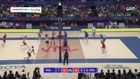 خلاصه والیبال لهستان 3 -1 فرانسه