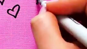 کاردستی با کاغذ رنگی برای تزیین خانه