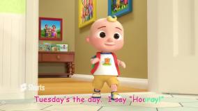 برنامه کودک آموزنده کوکوملون - آموزش روزهای هفته