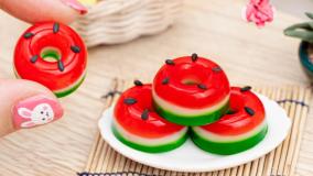 کیک هندوانه ای مینیاتوری