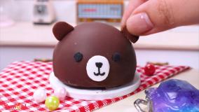 کیک شکلاتی مینیاتوری