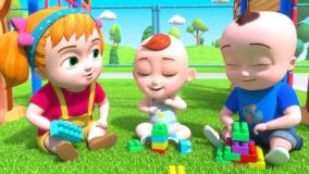 کارتون آموزشی کوکوملون - آجر بازی خواهر و برادر‌ها