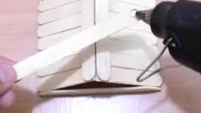 ساخت کاردستی ساده با چوب بستنی