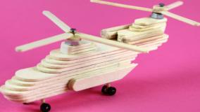 کاردستی هلیکوپتر با چوب بستنی