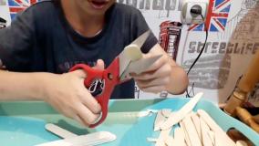 ساخت کاردستی با چوب بستنی