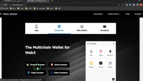 آموزش کیف پول MathWallet (نسخه تحت وب)