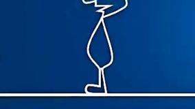 انیمیشن خنده دار آقای خط