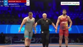 کسب مدال طلا توسط معصومی در وزن 125