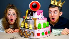 چالش غذایی - موکبانگ کیک سلطنتی