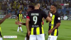 خلاصه بازی الریاض 0-4 الاتحاد