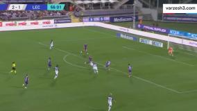 خلاصه بازی فیورنتینا 2-2 لچه