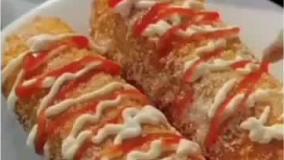 درست کردن کورن داگ پنیری