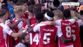 خلاصه بازی آرسنال 1 (4) -(1) 1 منچسترسیتی