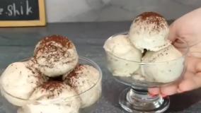 طرز تهیه بستنی فوری