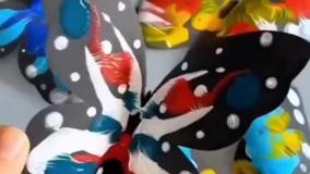 ساخت پروانه های زیبا