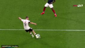 خلاصه بازی آلمان 2 -1 فرانسه